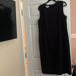 Calvin Klein black sheath dress